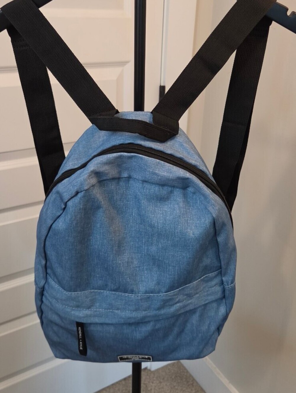 Kendall + Kylie Light Blue Backpack with Black Straps